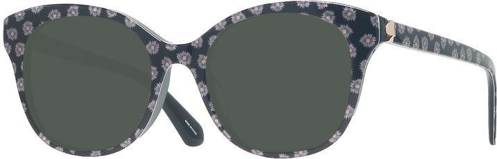 Square Black Pattern Kate Spade Bianka-G-S Progressive No Line Reading Sunglasses View #1