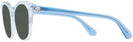 Square Blue Crystal Kate Spade Bianka-G-S Bifocal Reading Sunglasses View #3