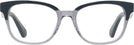 Square Black Grey Kate Spade Carolanne Single Vision Full Frame View #2