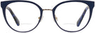 Cat Eye Blue Kate Spade Dariela Bifocal View #2