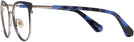 Cat Eye Blue Kate Spade Dariela Single Vision Full Frame View #3