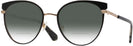 Cat Eye Black Kate Spade Janalee-S w/ Gradient Bifocal Reading Sunglasses View #1