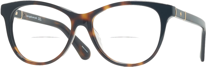 Wayfarer Havana Black Kate Spade Johnna Bifocal View #1