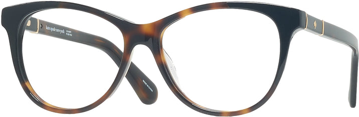 Rectangle Havana Black Kate Spade Johnna Computer Style Progressive View #1