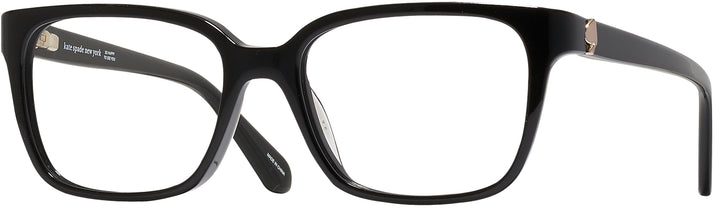 Square Shiny Black Kate Spade Jordana Computer Style Progressive View #1