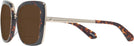 Square Havana Kate Spade Kimora-G-S Bifocal Reading Sunglasses View #3