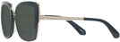 Square Black Kate Spade Kimora-G-S Bifocal Reading Sunglasses View #3