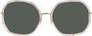 Oversized Gold Multi Color Metal Kate Spade Nicola-G-S Progressive No Line Reading Sunglasses View #2