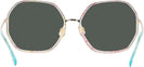 Oversized Gold Multi Color Metal Kate Spade Nicola-G-S Progressive No Line Reading Sunglasses View #4