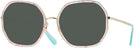 Oversized Gold Multi Color Metal Kate Spade Nicola-G-S Progressive No Line Reading Sunglasses View #1