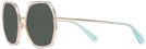 Oversized Gold Multi Color Metal Kate Spade Nicola-G-S Bifocal Reading Sunglasses View #3