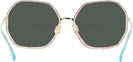Oversized Gold Multi Color Metal Kate Spade Nicola-G-S Bifocal Reading Sunglasses View #4