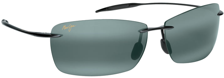 Rectangle Black / Grey Lens Maui Jim Lighthouse 423 View #1