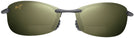 Oval Smoke / HT Lens Maui Jim HT Makaha 405 Bifocal Reading Sunglasses View #2