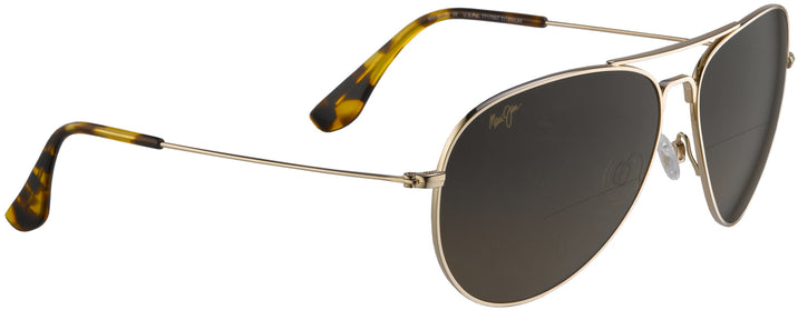 Aviator Gold/hcl Lens Maui Jim Mavericks 264 Bifocal Reading Sunglasses View #1