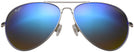 Aviator Silver/Blue Hawaii Lens Maui Jim Mavericks 264 Bifocal Reading Sunglasses View #2