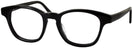 Square Black Millicent Bryce 158 Single Vision Full Frame View #1