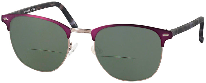 ClubMaster Matte Bordeaux Millicent Bryce 164 Bifocal Reading Sunglasses View #1
