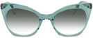 Cat Eye Crystal Green Millicent Bryce 166 w/ Gradient Progressive No-Line Reading Sunglasses View #2