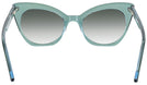 Cat Eye Crystal Green Millicent Bryce 166 Progressive No Line Reading Sunglasses with Gradient View #4
