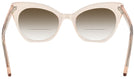 Cat Eye Crystal Peach Millicent Bryce 166 Bifocal Reading Sunglasses with Gradient View #4