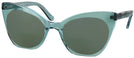 Cat Eye Crystal Green Millicent Bryce 166 Progressive No Line Reading Sunglasses View #1
