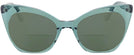 Cat Eye Crystal Green Millicent Bryce 166 Bifocal Reading Sunglasses View #2
