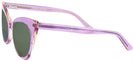 Cat Eye Crystal Lavender Millicent Bryce 166 Progressive No Line Reading Sunglasses View #3