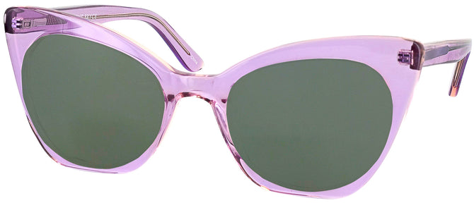 Cat Eye Crystal Lavender Millicent Bryce 166 Progressive No Line Reading Sunglasses View #1