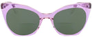 Cat Eye Crystal Lavender Millicent Bryce 166 Bifocal Reading Sunglasses View #2