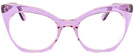 Cat Eye Crystal Lavender Millicent Bryce 166 Progressive No-Lines View #2