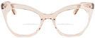 Cat Eye Crystal Peach Millicent Bryce 166 Bifocal View #2