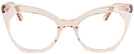 Cat Eye Crystal Peach Millicent Bryce 166 Progressive No-Lines View #2