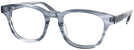 Square Grey Millicent Bryce 158 Single Vision Full Frame View #1