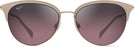 Cat Eye Milky Almond/Rose Lens Maui Jim Olili 330 View #2