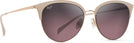 Cat Eye Milky Almond/Rose Lens Maui Jim Olili 330 View #1