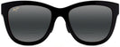 Rectangle Gloss Black/Neutral Grey Lens Maui Jim Anuenue 448 Bifocal Reading Sunglasses View #2