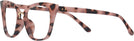Cat Eye Pink Tortoise BFF Single Vision Full Frame View #3