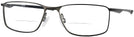 Rectangle Satin Pewter Oakley OX3217 Socket 5.0 Bifocal w/ FREE NON-GLARE View #1