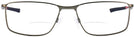 Rectangle Satin Brushed Chrome Oakley OX3217 Socket 5.0 Bifocal w/ FREE NON-GLARE View #2