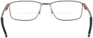 Rectangle Satin Brushed Chrome Oakley OX3217 Socket 5.0 Bifocal w/ FREE NON-GLARE View #4