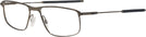 Rectangle Pewter Oakley OX5019 Titanium Single Vision Full Frame View #1