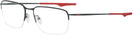 Rectangle Satin Light Steel Oakley OX5148 Wingback Single Vision Full Frame w/ FREE NON-GLARE View #1