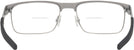 Rectangle Satin Brushed Chrome Oakley OX5153L Titanium Bifocal View #4