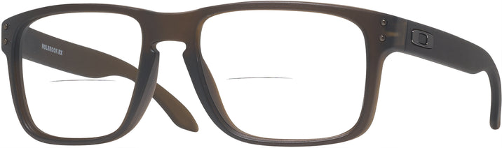 Square Brown Smoke Oakley OX8156 Holbrook RX Bifocal View #1