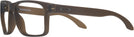 Square Brown Smoke Oakley OX8156 Holbrook RX Progressive No-Lines View #3