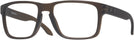 Square Brown Smoke Oakley OX8156 Holbrook RX Single Vision Full Frame View #1