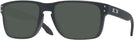 Square Satin Black Oakley OX8156 Holbrook RX Progressive No Line Reading Sunglasses View #1