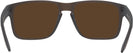 Square Brown Smoke Oakley OX8156 Holbrook RX Progressive No Line Reading Sunglasses View #4