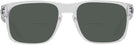 Square Polished Clear Oakley OX8156 Holbrook RX Bifocal Reading Sunglasses View #2